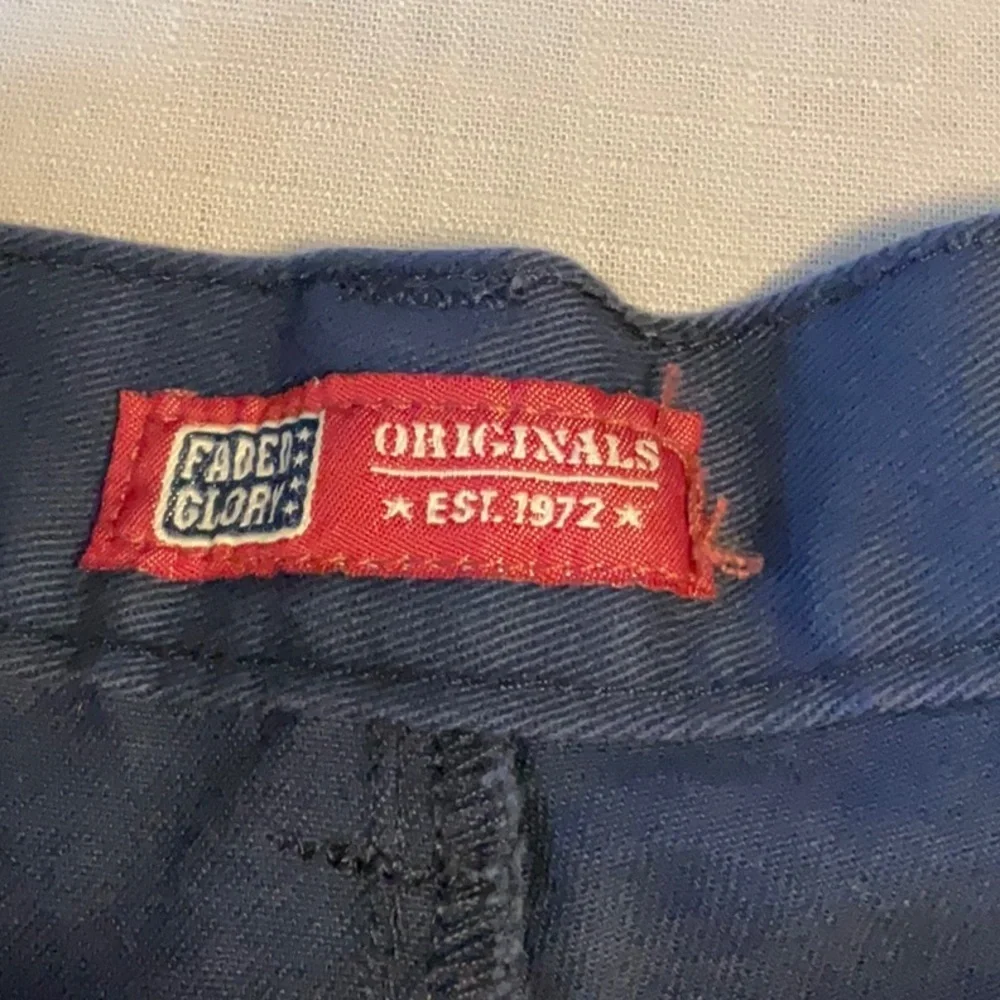 Faded Glory Blue Casual Straight-Leg Bottoms